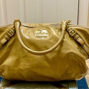 Pea Green Coach Bag.